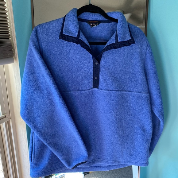 L.L. Bean Tops - Women’s L.L. Bean Fleece Snap Pullover
